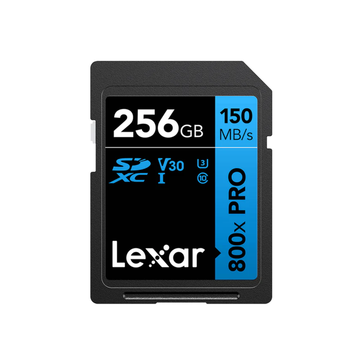 Lexar 256GB High-Performance 800x PRO UHS-I SDXC Card (BLUE Series)