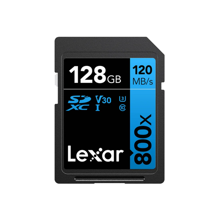 Lexar High-Performance 800x UHS-I SDXC Memory Card (BLUE Series)