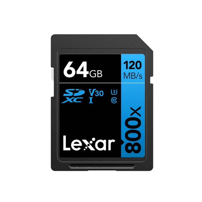 Lexar High-Performance 800x UHS-I SDXC Memory Card (BLUE Series)