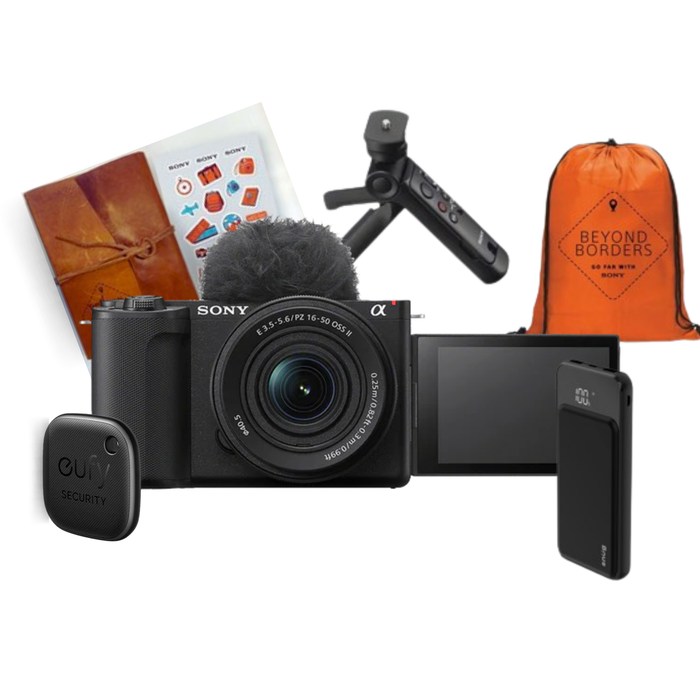 Sony ZV-E10 II Mirrorless Camera with 16-50mm Lens with FREE Beyond Borders Travel Kit
