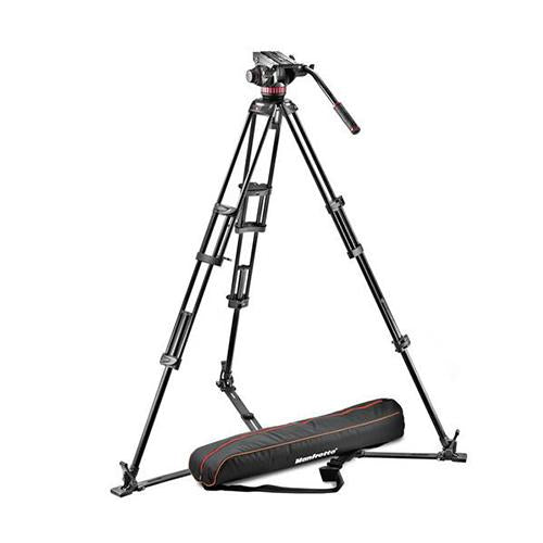 Manfrotto Pro Video Aluminium Kit MVH502A Head + 546GB Tripod + Unpadded Bag_Durban