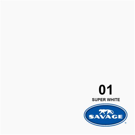 Savage Background Paper 2.72 x 11m - Super White 01