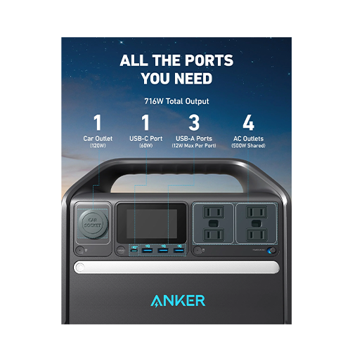 Anker PowerHouse 535 (512Wh) Portable Power Station