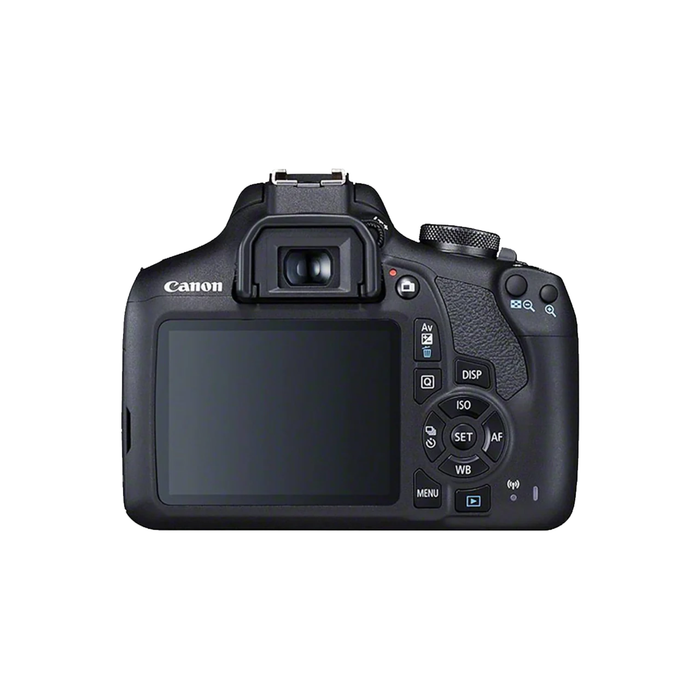 Canon EOS 2000D DSLR with EF-S 18-55mm III DC & EF 75-300mm f/4-5.6 III Lens