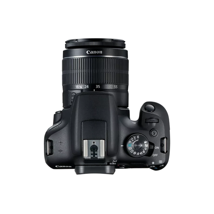 Canon EOS 2000D DSLR with EF-S 18-55mm III DC & EF 75-300mm f/4-5.6 III Lens