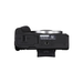 Compact Canon EOS R50 bottom view for vlogging and travel photography