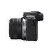 Compact Canon EOS R50 camera setup for vlogging and travel photography, perfect for beginners