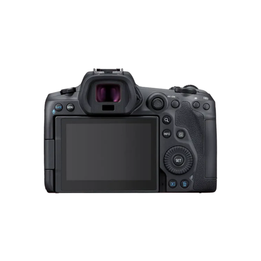 Canon EOS R5 full-frame mirrorless camera body details used for wildlife, content creators, and sports photography