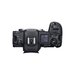 Canon EOS R5 camera top view detail built for professional 8K video production and content creation
