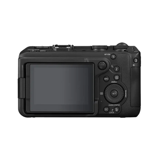 Canon EOS R6 V Mirrorless Camera close up on camera body and controls