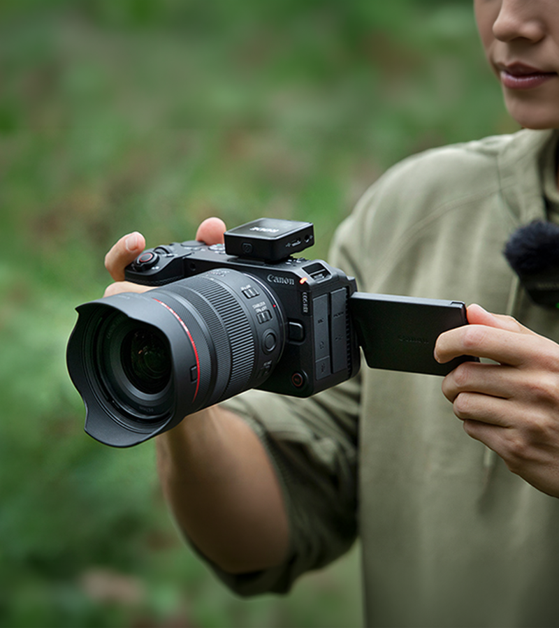 Canon EOS R mirrorless camera new release product image for collection on mobile