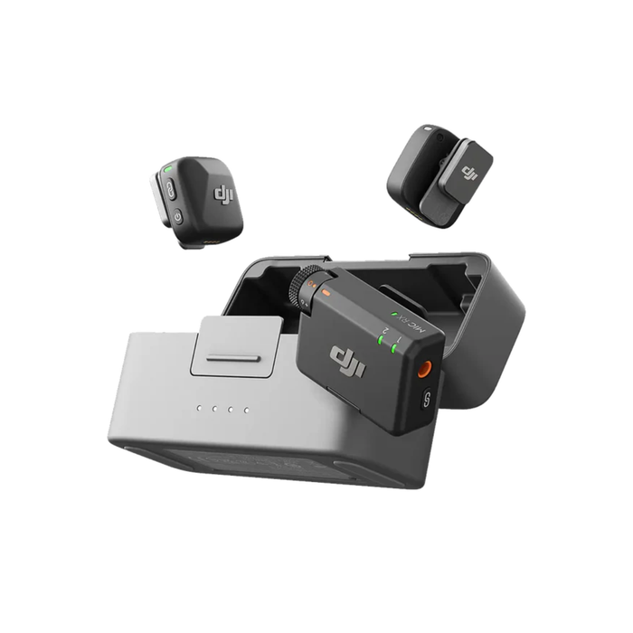 DJI Mic Mini 2-person wireless microphone system for clear audio recording with camera and smartphone for content creators in South Africa