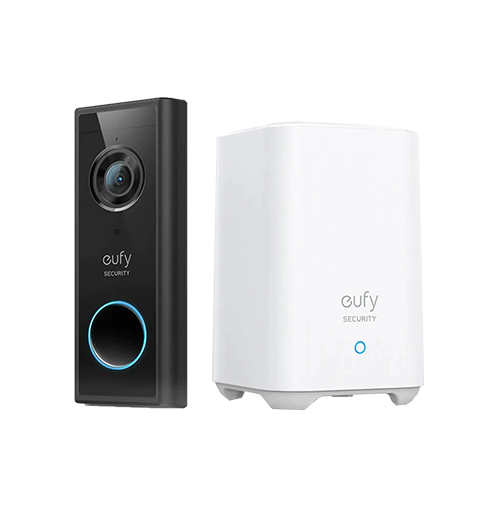 Eufy Security 2K (Battery Powered) Video Doorbell with Home Base 2 Kit