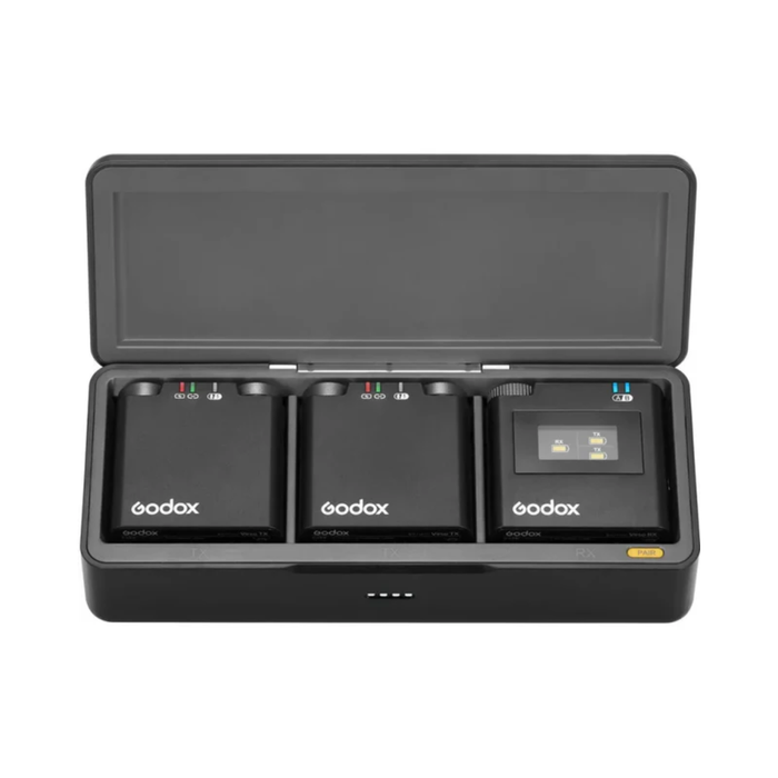 Godox Virso M2 2-Person Wireless Microphone System for Cameras and Smartphones (2.4 GHz)