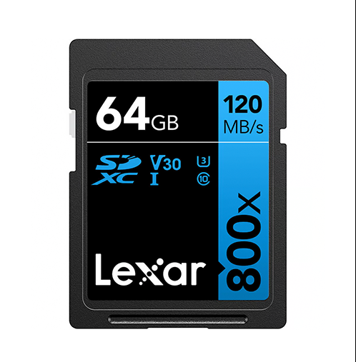 Lexar 64GB Professional Memory Card (120 MB/s)