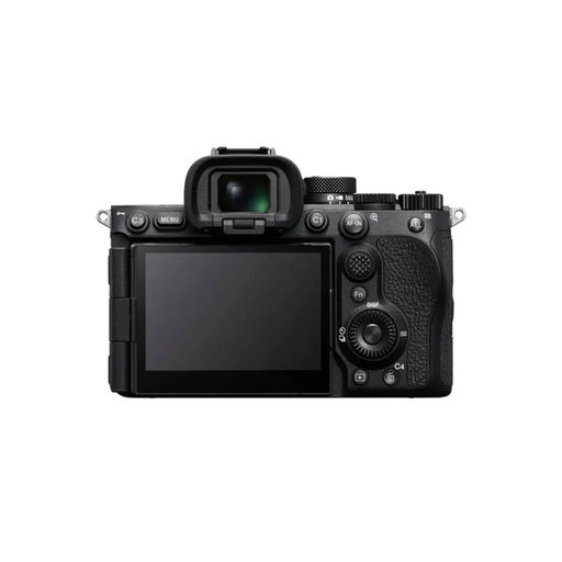 Close-up of Sony A7R VI camera controls and body design