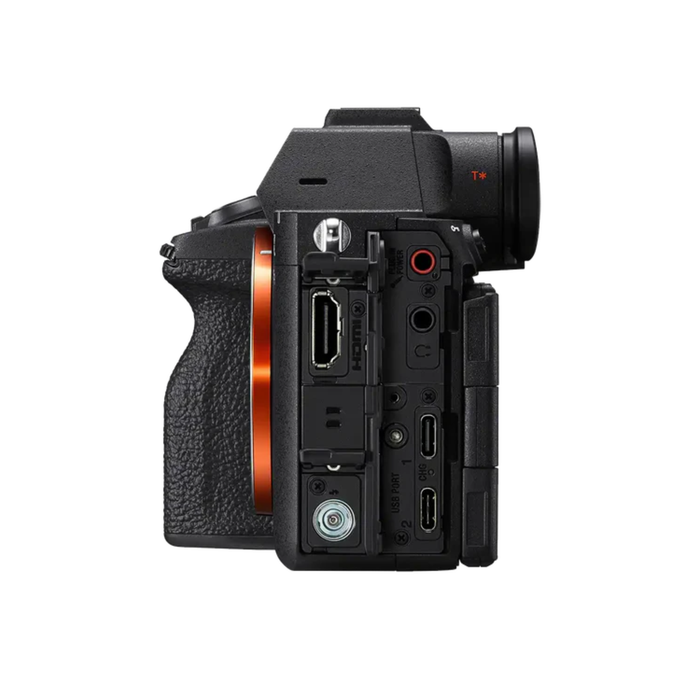 Side angle view of Sony Alpha A7R VI body only