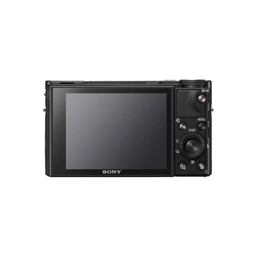Sony RX100 VII compact vlogging camera with professional video features back facing 