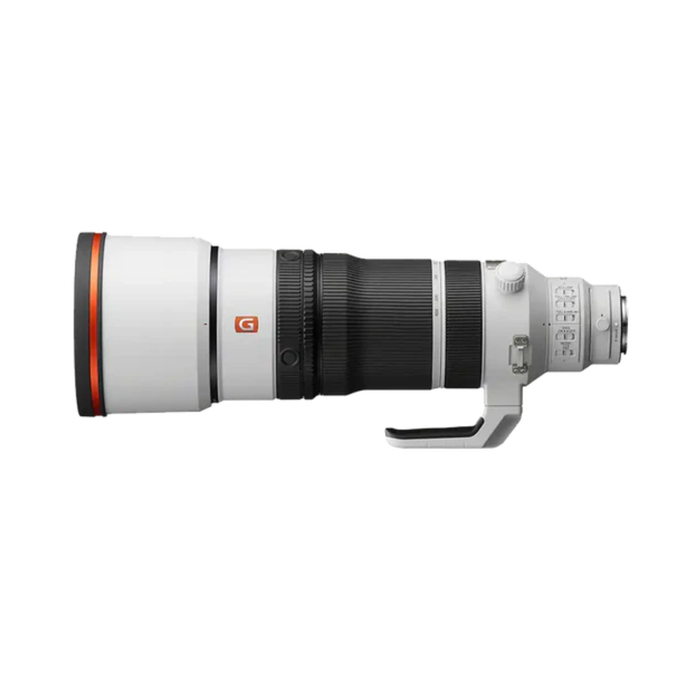 Sony G Master 100-400mm zoom lens side view