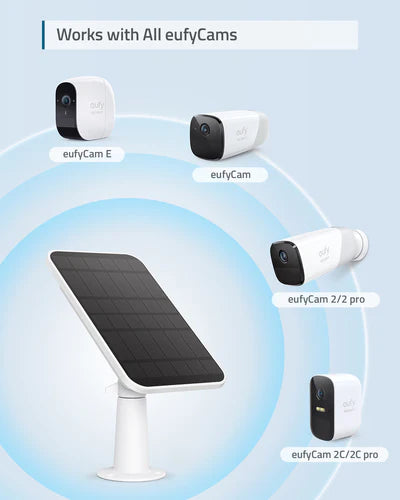 Eufy Solar Panel Charger For eufyCam - Black