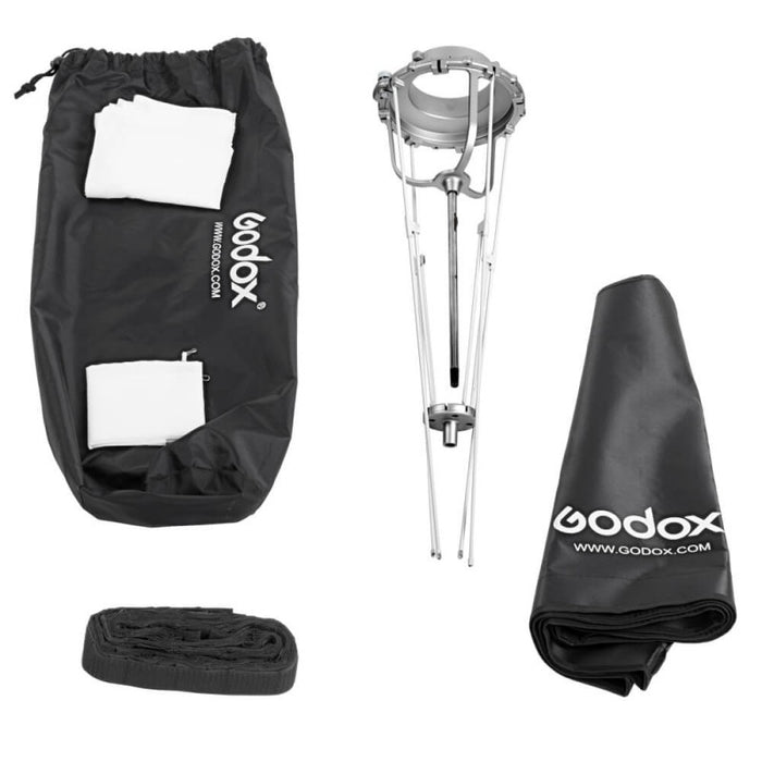 Godox SB-UE 95 Octagonal Umbrella Softbox + Grid 95cm Portable for Speedlite Flash with Bowens Mount