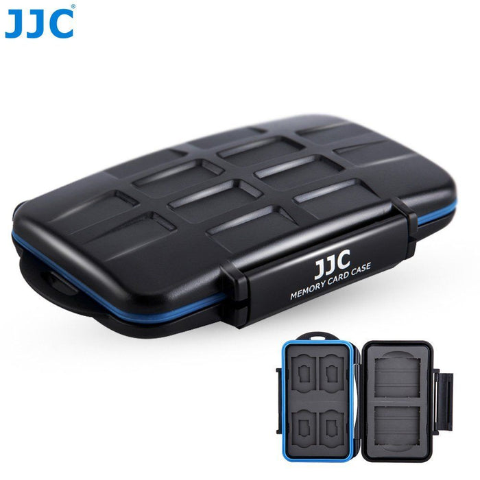 JJC MC-STC10 Water-Resistant Memory Card Case (2 CF + 4 SD + 4 MSD Cards Storage)