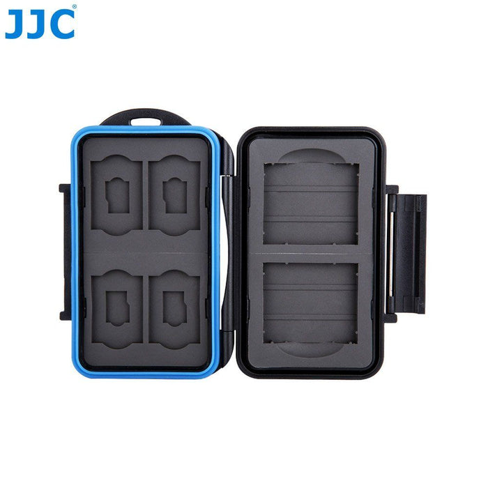 JJC MC-STC10 Water-Resistant Memory Card Case (2 CF + 4 SD + 4 MSD Cards Storage)