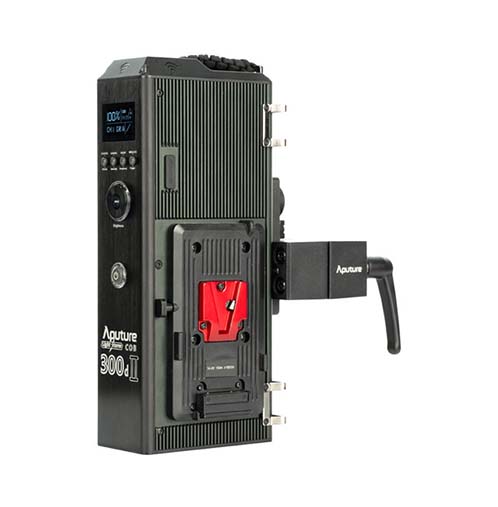 Aputure Light Storm C300d Mark II LED Light Kit with V-Mount Battery Plate