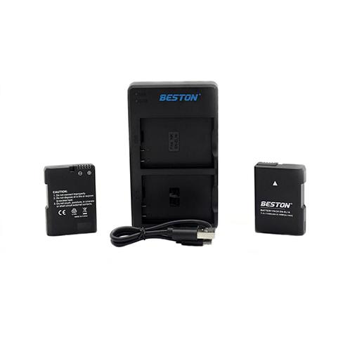 Beston USB Dual Charger and 2 Battery Kit for Nikon EN-EL14