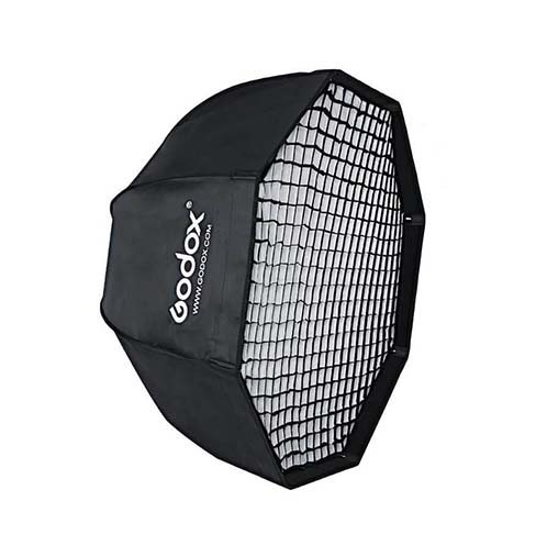 Godox SB-UE 95 Octagonal Umbrella Softbox + Grid 95cm Portable for Speedlite Flash with Bowens Mount