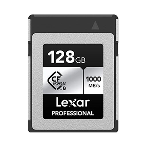 Lexar 128GB Professional CFexpress Type-B Memory Card (Silver Series) 1000MB/s