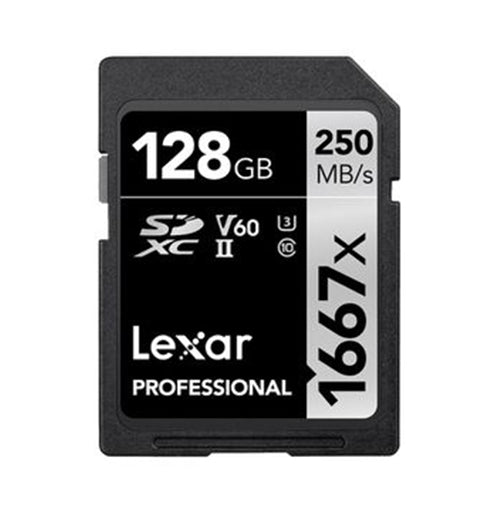 Lexar Professional 128GB 1667x UHS-II SDXC Memory Card (250MB/s)_Durban