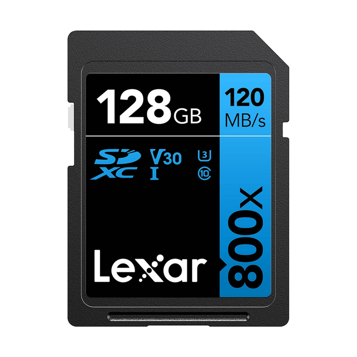 Lexar High-Performance 800x UHS-I SDXC Memory Card (BLUE Series)
